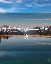 焦点恋情曝光全纪录——黑料网爆火秘诀