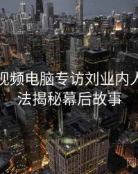 汤不热视频电脑专访刘业内人士：算法揭秘幕后故事