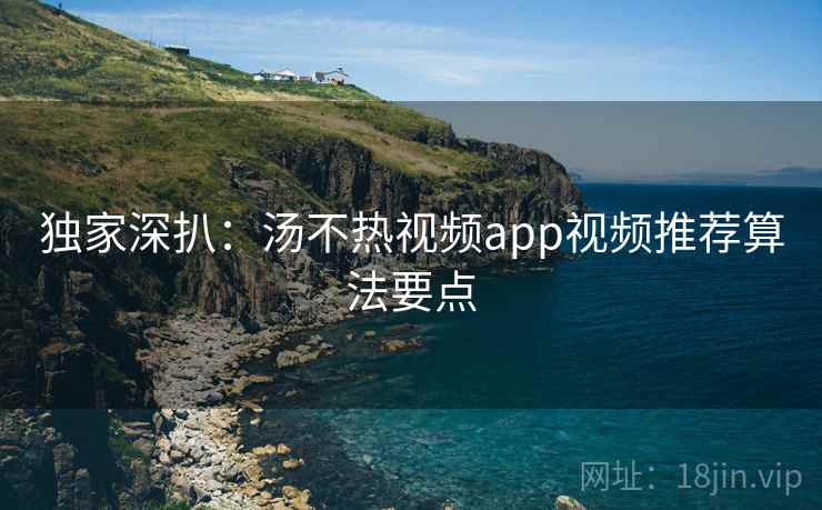 独家深扒：汤不热视频app视频推荐算法要点